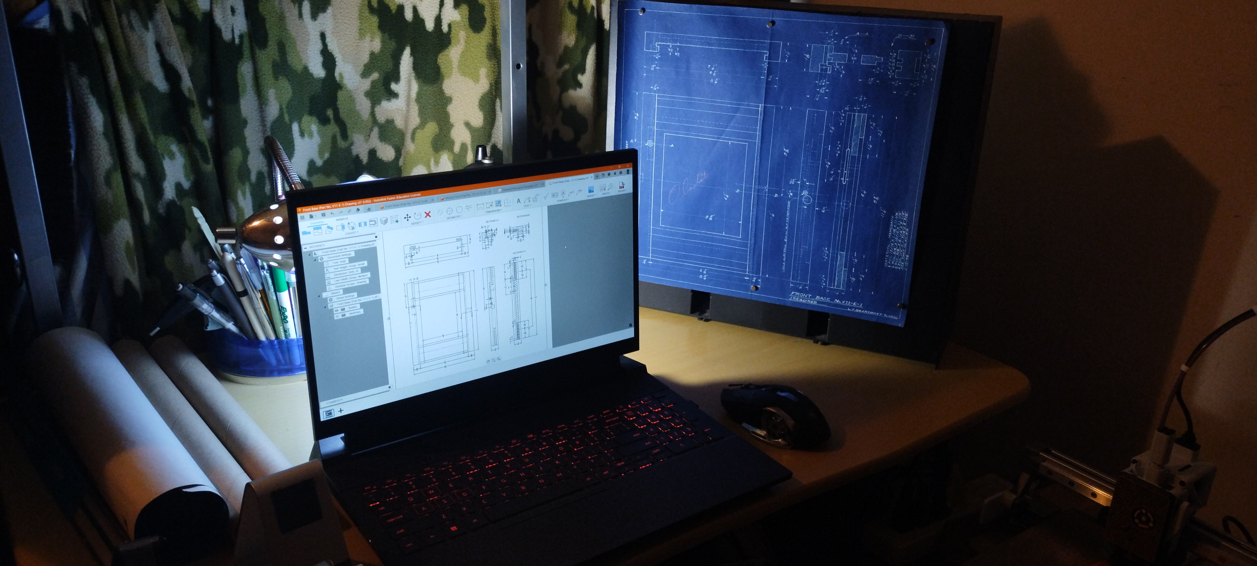 My work station